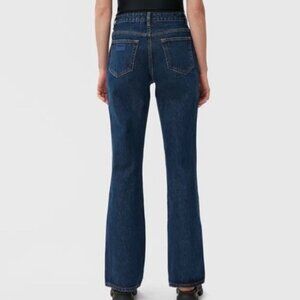 Ganni Betzy slim flare, high rise, full length jeans! NWT $295 Perfect fall jean